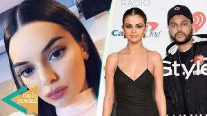 The weeknd debuted a new look in his 'save your tears' music video after previously attending the 2020 amas with a bandaged face — details. Kendall Jenner Gets Plastic Surgery Selena Gomez Responds To The Weeknd S Diss Track Dr Youtube