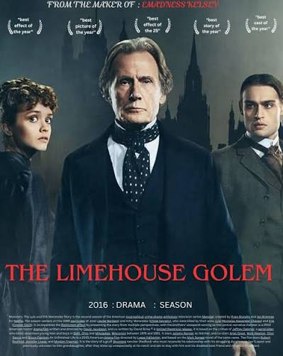 Good morning here is my latest review for THE LIMEHOUSE GOLEM by Peter  Ackroyd. This book has now been made into a film due to be released this  Autumn starring Bill Nighy