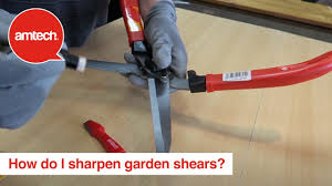 Chipped or bent blades should be replaced immediately. How Do I Sharpen My Amtech Garden Shears Youtube