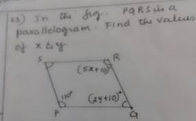 In regression analysis, mse represents the relationship may not be linear for values of x outside the range of the sample data. In Figure Pqrs Is A Parallelogram Find The Value Of X And Y Brainly In