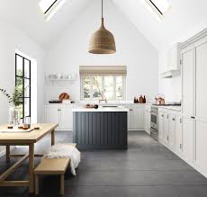 Modern kitchens with concrete floors. Ultimate Combinations The Dark The Light Tile Mountain