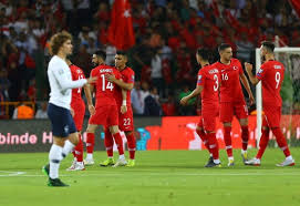 A milli takım'ın kaan ayhan ile 82. Turkiye Fransa Yi Iki Golle Devirdi