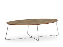 An open shelf is added to keep your essentials handy when needed. Oval Wood Veneer Coffee Table Fly Oval Coffee Table By B T Design