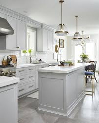 White kitchens are so popular and i think it's because they're just so classic! Neutral Noteworthy 13 Grey And White Kitchen Designs In 2020 Diy Kitchen Remodel Kitchen Design Small Modern Kitchen Design