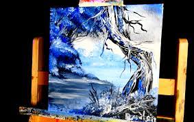 Simple Trees And Landscape Painting