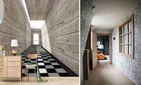 Votre couloir fait grise mine ? Papier Peint Tendance Pour Le Couloir Les Plus Beaux Modeles Deco