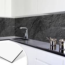 Die eigenschaften der einzelnen druckmaterialien finden sie weiter. Kuchenruckwand Alu Dibond Schiefer Optik 01 Wall Art De