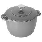 1.5 QT Round Cast Iron Cocotte Graphite Grey 1.8L- 40509-703 Staub
