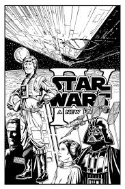 Black And White Comic Book Covers Star Wars A New Hope By Bob Layton Jpg 967 1449