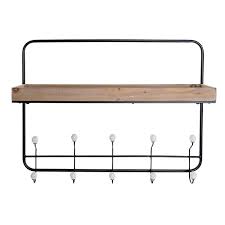 Porte manteau bois et métal. Porte Manteau Avec Etagere Metallique Ventemeublesonline