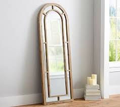 Floor Length Mirrors Leaning Mirrors Pottery Barn Mirror Floor Standing Mirror