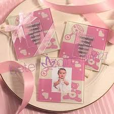 Unique Wedding Gifts Baby Shower Favors Gifting Baby Pink Teddy Bear Glass Coasters Beter Bd027 Italian Baby Shower Favors Http Www Aliexpress Com Store 512567