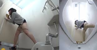 Spy camera in a public toilet – captured defecation girls – 3 - Extreme  Scat Porn Site 1