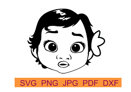 Free Free Silhouette Baby Moana Svg Free