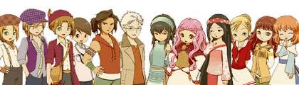 All Romance Options From Tale Of Two Towns Harvest Moon Game Harvest Moon Rune Factory 4