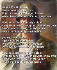 Mr Lonely Recorded By Bobby Vinton Saddest Songs Bobby Vinton Lyrics