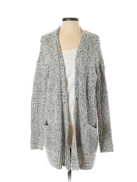 details about mossimo women gray cardigan xs