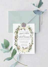 Floral Printable Wedding Invitation Suite Via Howl Creative Co Floral Wedding Invitations Wedding Invitation Etiquette Creative Wedding Invitations