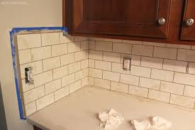 Kitchen Update Grouting Caulking Subway Tile Backsplash Backsplash Subway Tile Backsplash Tile Backsplash