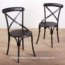 Powell Wood And Metal Dining Chair Industrial Style Dining Chair Black Metal Cha Industrial Style Dining Chairs Metal Bistro Chairs Black Metal Dining Chairs