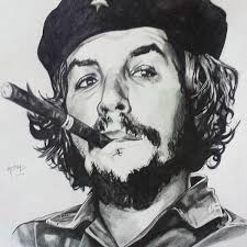 Was thinking about putting in the red background but not entirely sure, so get back to me and leave a comment below with you think i should. Che Drawing By Daniel Murrell
