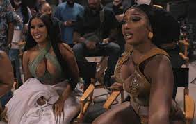 Cardi B Shares Wap Behind The Scenes Video With Megan Thee Stallion It Was Scary The Snake S Big As Shit