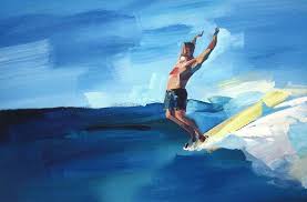 Surf Art By Italian Artist Vincenzo Ganadu Surf Art Painting Surf Painting Surf Art