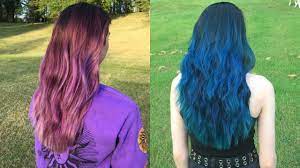 But the longer the locks, the more space the color has to reveal. Dying My Hair From Purple To Turquoise Without Bleach Youtube