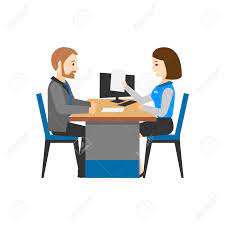 By barbara friedberg personal finance contributing editor. The Bank Employee Advises The Client A Man And A Woman Behind Royalty Free Cliparts Vectors And Stock Illustration Image 91524813
