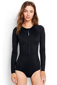 Women S Long Sleeve Zip Front One Piece Swimsuit Women Swimsuits Swimsuits Fashion Clothes Women