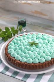 Crostata Morbida Menta E Cioccolato Fatto In Casa Da Benedetta Rossi Ricetta Idee Alimentari Dolci Ricette Dolci