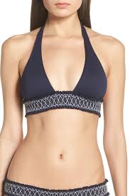 Heidi Klein Square Halter Padded Bikini Top Nordstrom Rack