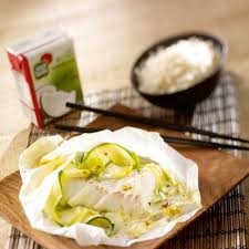 On Craque Pour Ces Papilottes De Poisson Au Lait De Coco Au Ces Coco Craque De Lait P Poisson En Papillote Cabillaud Lait De Coco Recettes De Cuisine