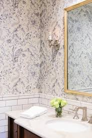 Check spelling or type a new query. Toile Wallpaper Adds Drama To Bathroom Design Hgtv