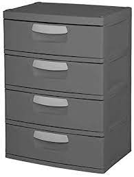 The three sizes are stackable, allowing you to create a totally customized solution. 4 Schublade Heavy Duty Aufbewahrung Unit Grey Amazon De Kuche Haushalt