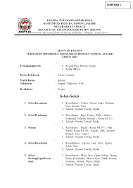 Contoh proposal kegiatan peringatan hari kemerdekaan 17 agustus. Proposal Turnamen Sepak Bola Tawing