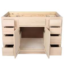 Unfinished Oak Bathroom Vanity Sink And Drawer Base Cabinet 48 Unfinished Bathroom Vanities Oak Bathroom Vanity Bathroom Vanity