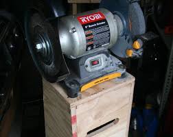 To keep your bench grinder from scooting away while sharpening, anchor it down. Diy Building A Grinder Stand From Scratch Hemmings