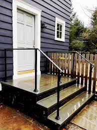 Simple Wrought Iron Handrail Wrought Iron Stair Railing Outdoor Stair Railing Railings Outdoor