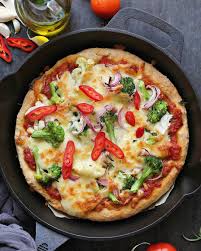 No Yeast Garlic Pizza The Simplest And One Of The Quickest Pizzas I Ve Ever Made It S Part Wholegrain R In 2020 Quick Pizza Recipes Garlic Pizza Mini Pizza Bites