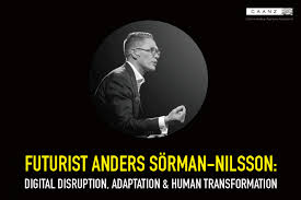 When our analogue hearts have no longer been free to roam around the world, our digital minds have still been able to connect, exchange ideas, and care for one another. Futurist Anders Sorman Nilsson Digital Disruption Adaptation Human Transformation Commercial Communications Council
