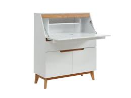 Maybe you would like to learn more about one of these? Secretaire Bureau Scandinave Mdf Blanc Laque Et Chene Laponi