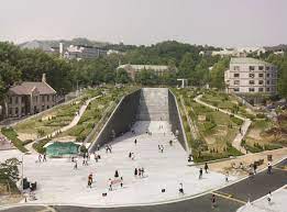 It is the first fo. Dominique Perrault Architecture Ewha Womans University Divisare