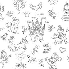 Unicórnio desenhos para colorir de crianças. Papel De Parede Adesivo Contos De Fadas Colorir 47832 3m No Elo7 Papelnaparede Eceb4d