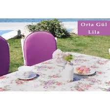 Soley Bahce Masa Seti Orta Gul Lila Bahce Ordu Guller