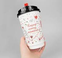 Wholesale 16 Oz Biodegradable Disposable Double Wall Hollow Wall Paper  Coffee Cup with Lid