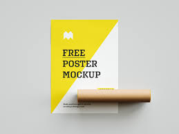 The best collection of free poster mockups which you can utilize for any intention, ensuring an outstanding presentation of your designs. Free Poster Mockup With A Paper Tube Free Mockup