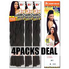 Mini fishbone braids with bun. Multi Packs Deal Sensationnel 100 Kanekalon X Pression African Collection Crochet Braiding 3x Jumbo Braid 64 3 Bundle Braiding Hair Sbxb3x 4packs 2 Wantitall