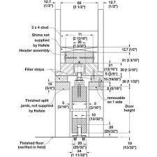 Before you begin installing your pocket door, read the directions for the pocket door kit you're installing to get an overview of the process and what's involved. Hafele Futura Type Iv Pocket Door Framing Kit With Jr Sliding Hardware 940 94 104 Cabinetparts Com