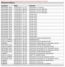 Tracking read that item has been received at abx kota kinabalu. Abx Express Terrible Ridiculous Intolerable